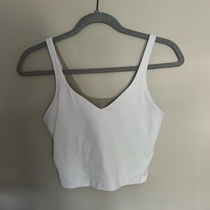 white lulu lemon align tank
